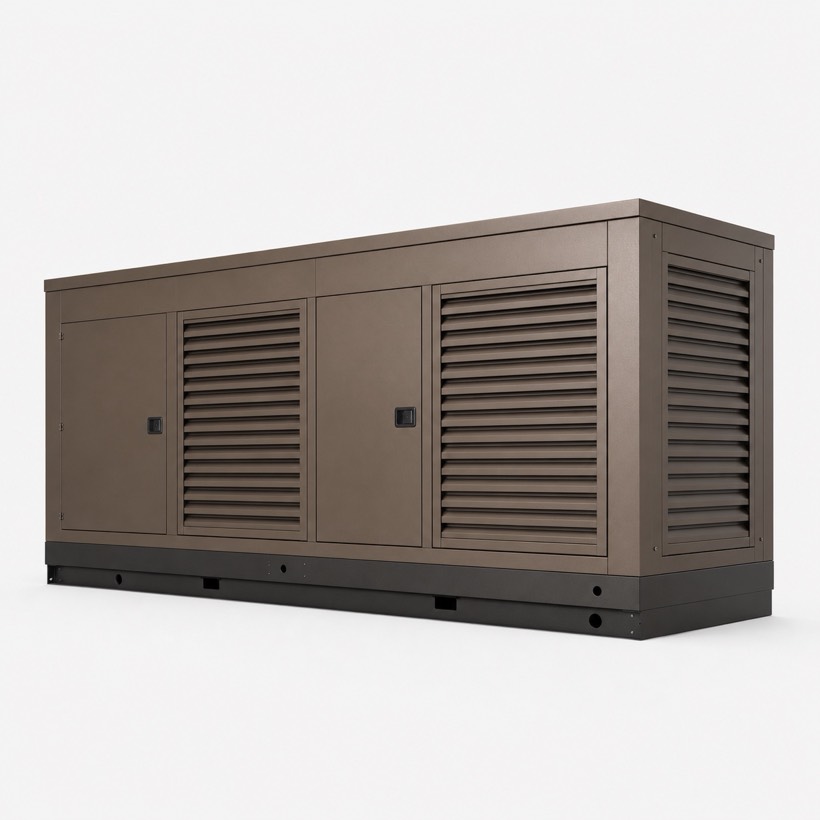 QuietSource liquid-cooled standby generator